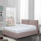 Cama doble con almacenaje opcional y pies Made in Italy - Birba Viadurini