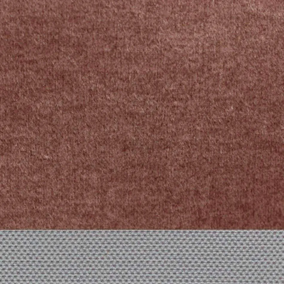 Cama doble con contenedor forrado en tela Made in Italy - Renato Viadurini