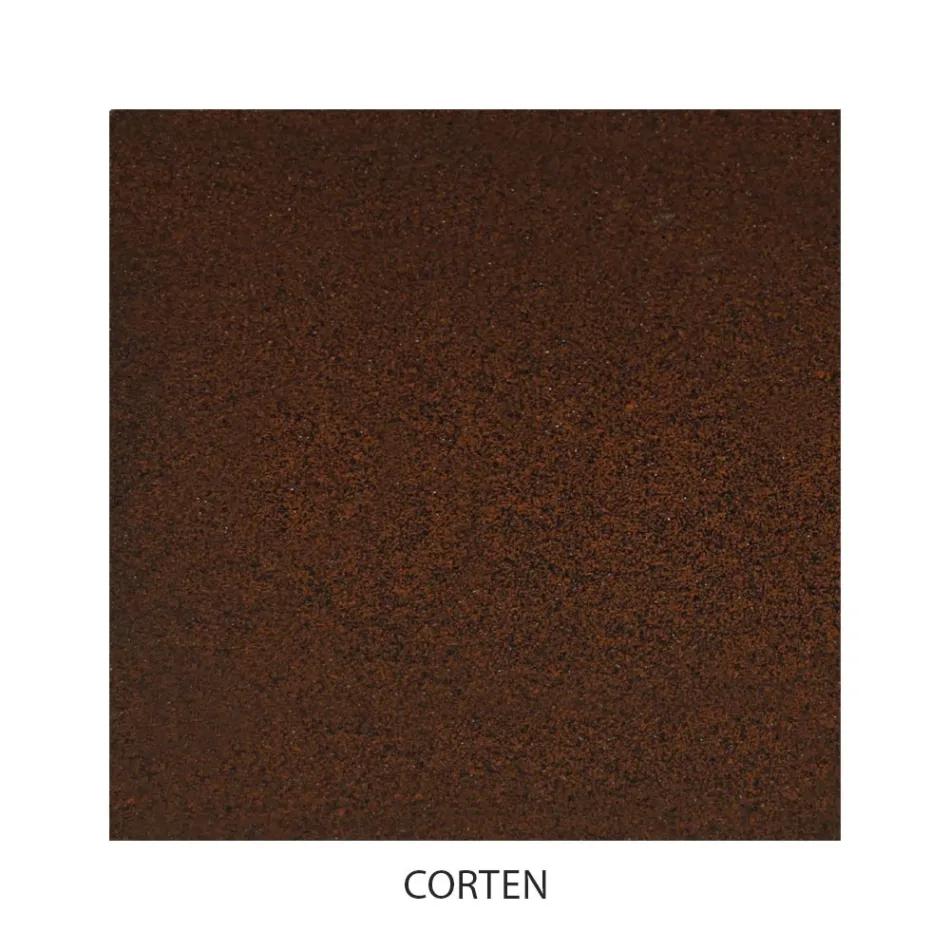 Cama doble con estructura de hierro Made in Italy - Shadow Viadurini