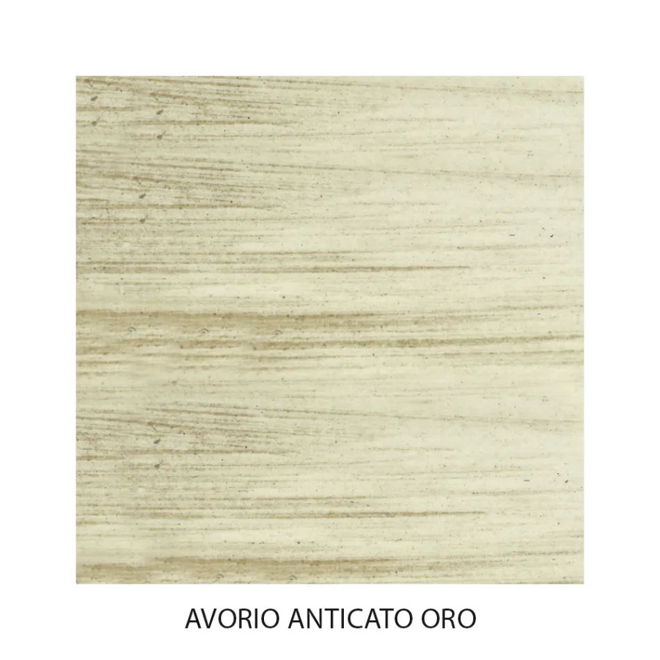 Cama doble con estructura de hierro Made in Italy - Pongo Viadurini