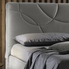 Cama doble con colchón de algodón y sábanas Made in Italy - Girasol Viadurini