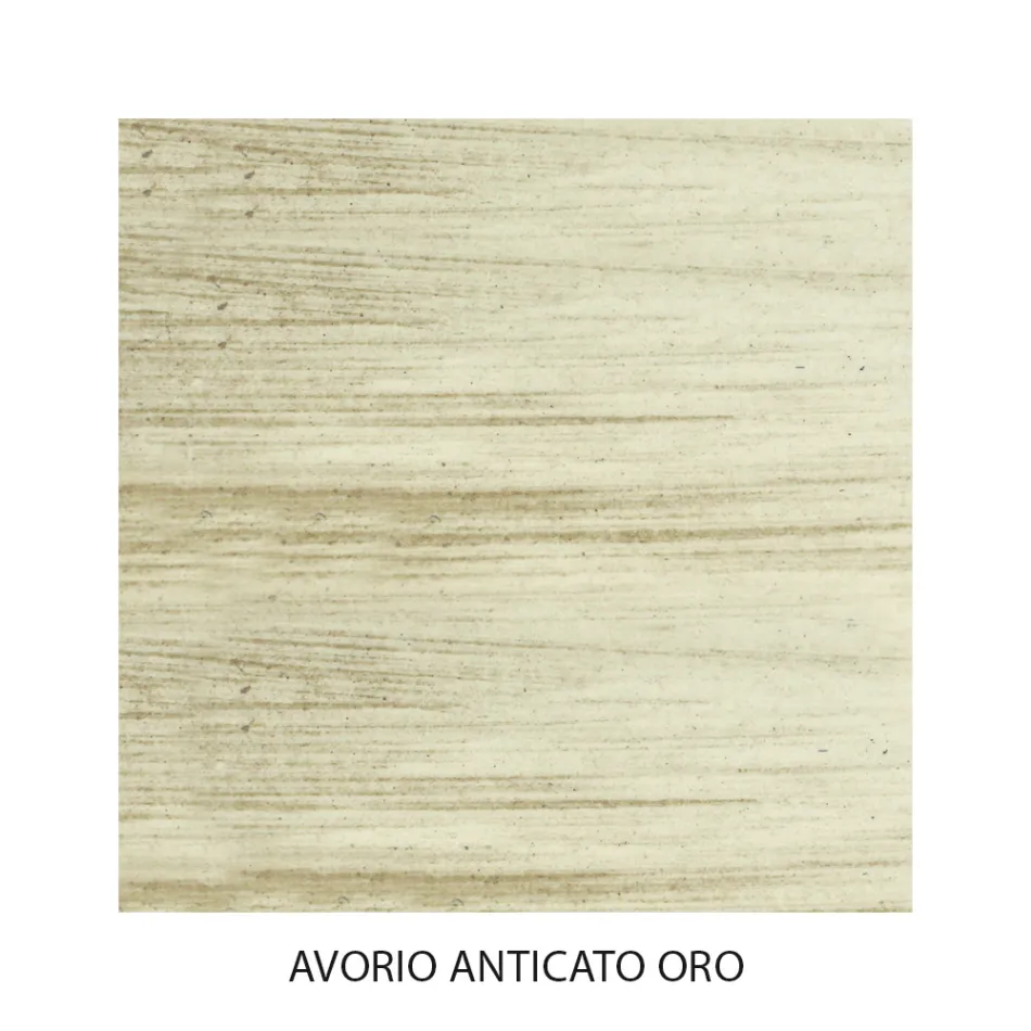 Cama doble con pie de cama de hierro a juego Made in Italy - Penny Viadurini