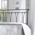 Cama doble con pie de cama en diferentes acabados Made in Italy - Acabado Viadurini