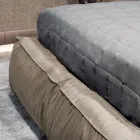 Cama doble con somier opcional y mueble de almacenamiento Made in Italy - Ribelle Viadurini