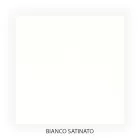 Cama de matrimonio con cabecero de hierro, 2 mesitas de noche y colchón - Diseño Viadurini