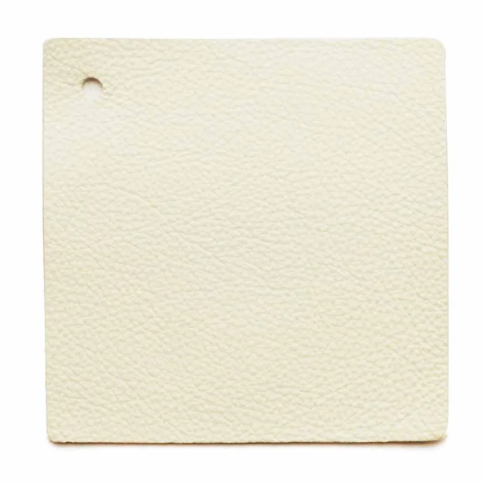 Cama de diseño doble con cabecero tapizado en cuero Menardo Viadurini