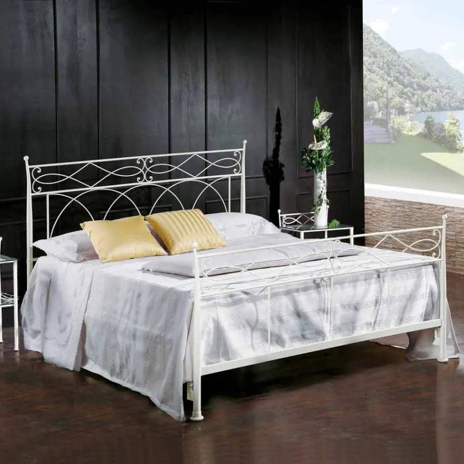 forjada a diseño de la cama forjado mano de hierro Sydney Viadurini