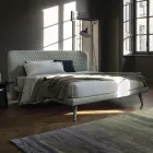 Cama doble, sin contenedor, diseño contemporáneo Corolle by Bolzan Viadurini