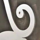 Cama doble de diseño hecha de hierro con decoraciones de cristal Eden Viadurini