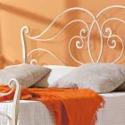 cama de matrimonio de hierro sólido diseño de Allie, fabricado en Italia Viadurini