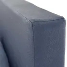 Cama doble de lujo en ecopiel o tela con cofre Made in Italy – Nuvola Viadurini