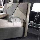 Bed cama tapizado con contenedor de elevación 160x190 / 200cm Mia Viadurini