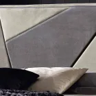 Bed cama tapizado con contenedor de elevación 160x190 / 200cm Mia Viadurini