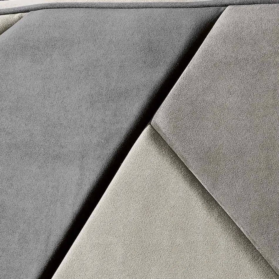 Bed cama tapizado con contenedor de elevación 160x190 / 200cm Mia Viadurini