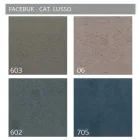 Cama doble tapizada con almacenaje de tela - Belle Viadurini