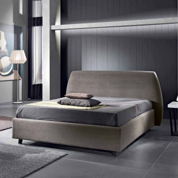 cama doble moderna tapizada con 160x190 contenedor / 200 Reby