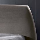 cama doble moderna tapizada con 160x190 contenedor / 200 Reby Viadurini