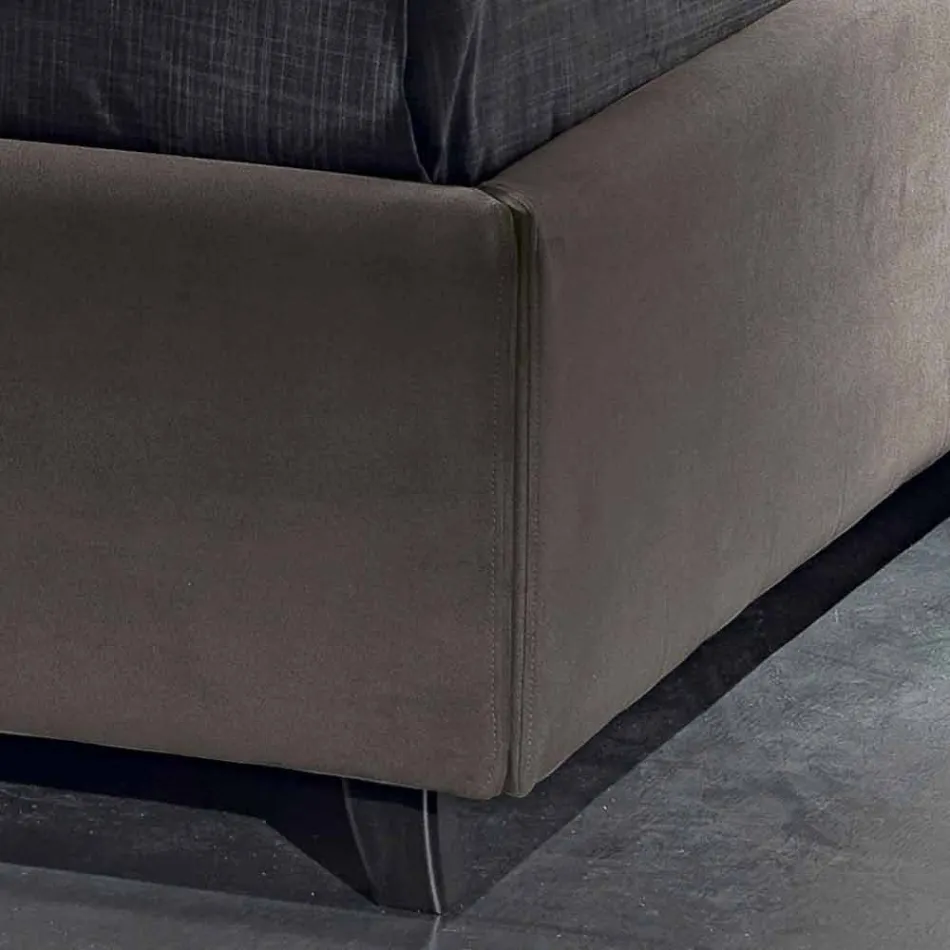 cama doble moderna tapizada con 160x190 contenedor / 200 Reby Viadurini
