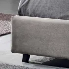 cama doble moderna tapizada con 160x190 contenedor / 200 Reby Viadurini