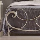 cama doble en hierro forjado con decoración de clave de sol Athena Viadurini