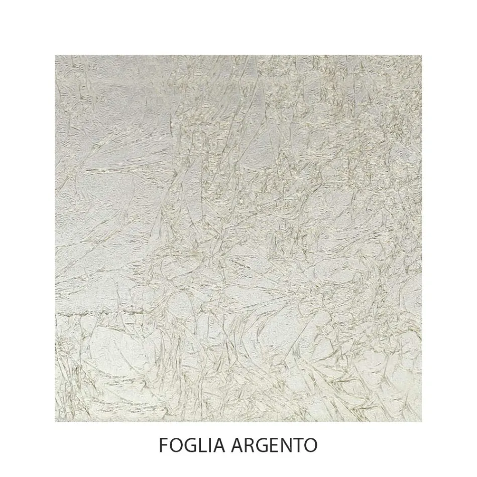 Cama doble de hierro con pie de cama a juego Made in Italy - Laser Viadurini