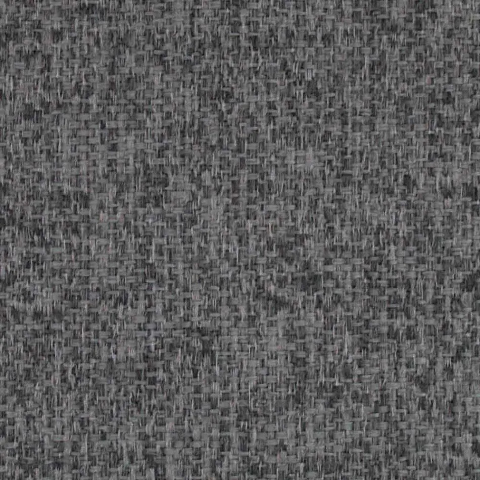 Cama doble de tela con caja y cabecera de rayas Made in Italy - Nives Viadurini