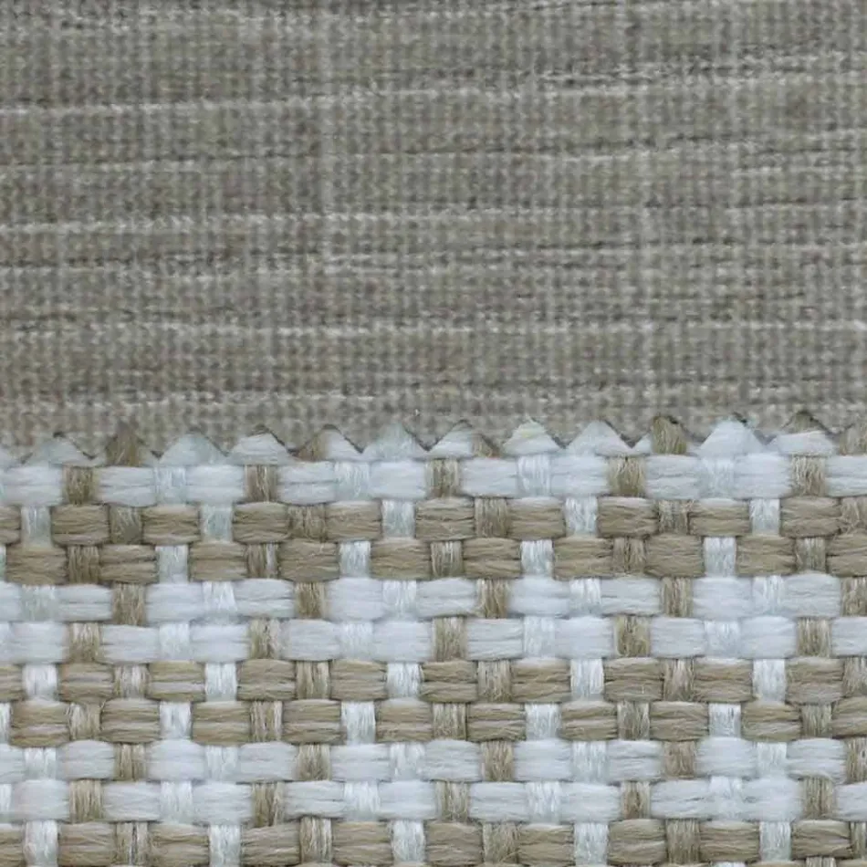 Cama doble de tela con pies metálicos Made in Italy - Glorio Viadurini