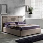 cama doble moderna con caja de almacenamiento 160x190 / 200 cm Gin Viadurini