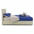 Cama doble moderna con pies de polipropileno Made in Italy - Patos Viadurini