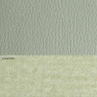 Cama doble moderna de cuero y tela Made in Italy - Zeldo Viadurini