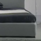 Cama matrimonial moderna, sin almacenamiento, Gaya New by Bolzan Viadurini