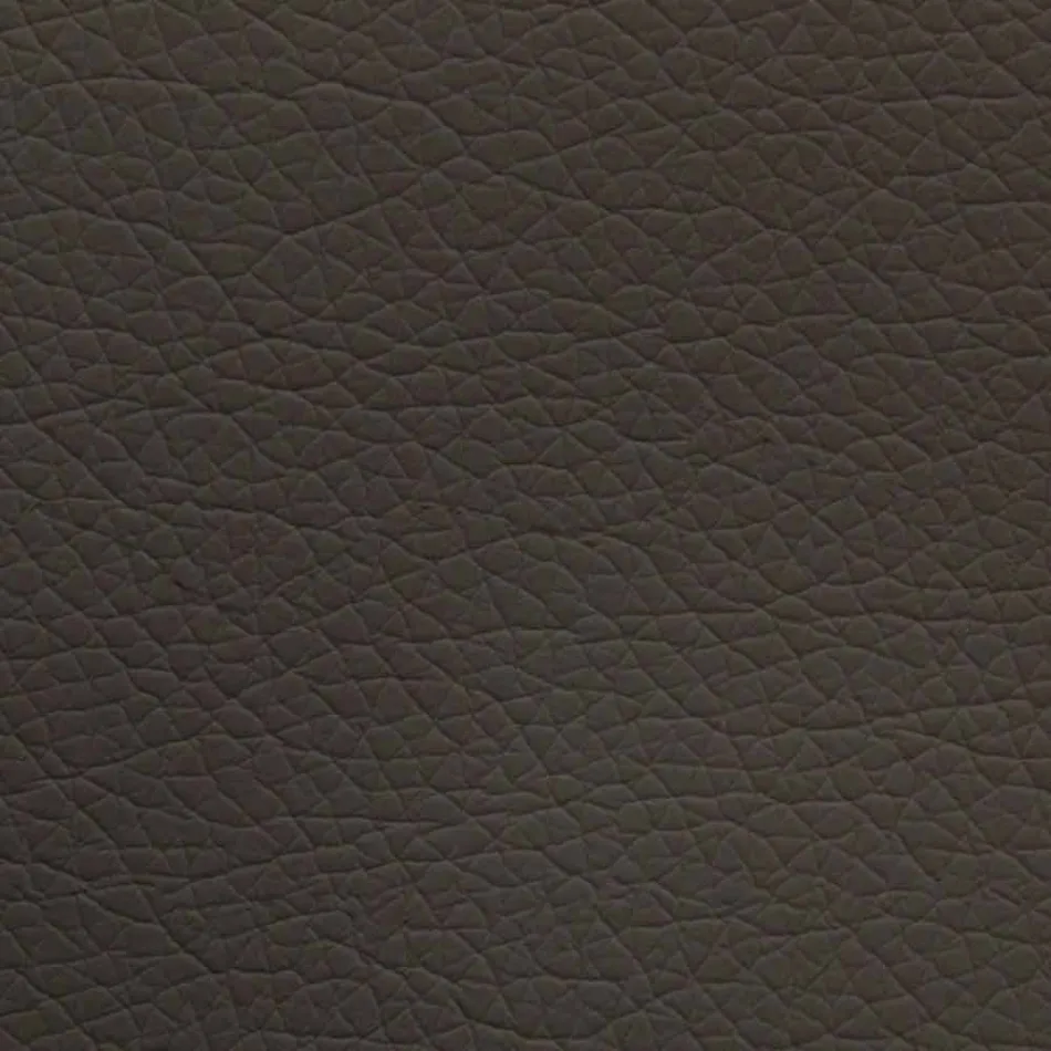 Cama doble tapizada en piel sintética con pies Made in Italy - Nurzio Viadurini