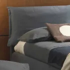 Cama doble sin caja, diseño contemporáneo, Iorca by Bolzan. Viadurini