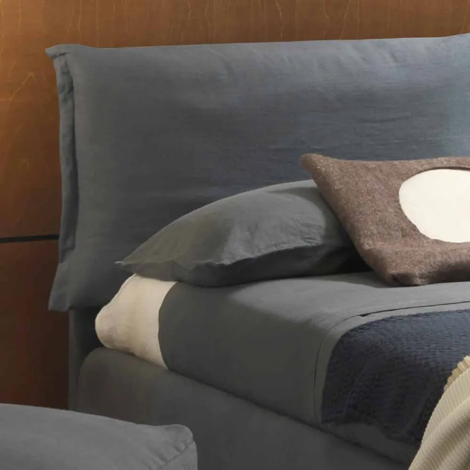 Cama doble sin caja, diseño contemporáneo, Iorca by Bolzan. Viadurini