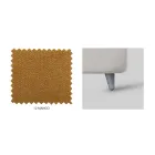 Cama individual con almacenaje opcional Made in Italy - Ciccio Viadurini