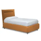Cama individual con almacenaje opcional Made in Italy - Ciccio Viadurini