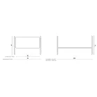 Cama individual con estructura de hierro coordinada Made in Italy - Lillo Viadurini