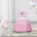 Cama individual en Hierro forjado Centauro Viadurini