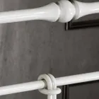 cama individual en hierro forjado completo Amanda hace a mano, fabricado en Italia Viadurini