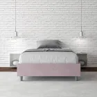Cama Queen Size de 120x200 cm, tapizada en microfibra, fabricada en Italia - Athlete Viadurini