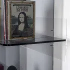 Librería de pared de diseño contemporáneo en plexiglás ahumado Sfera4 Viadurini