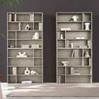 Librería de pared de diseño en melamina en varios colores, fabricada en Italia - Kea Viadurini