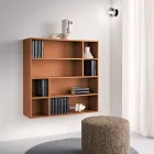Librería de pared de diseño en melamina en varios colores, fabricada en Italia - Kea Viadurini