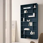 Librería de pared de diseño en melamina en varios colores, fabricada en Italia - Kea Viadurini
