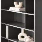 Librería de pared de diseño en melamina en varios colores, fabricada en Italia - Kea Viadurini