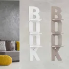 Librería de pared con diseño hecho a mano en Italia 3 estantes Nicla Viadurini