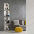 Librería de pared con diseño hecho a mano en Italia 3 estantes Nicla Viadurini
