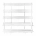 Biblioteca independiente / de diseño moderno de pared Pam transparent Viadurini