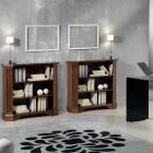 Librería con 3 compartimentos abiertos en madera contrachapada Made in Italy - Epona Viadurini