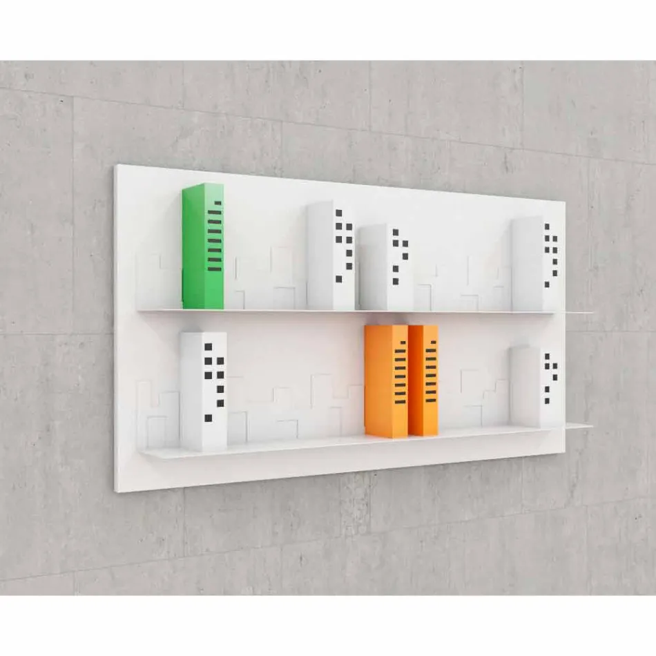 Biblioteca en Hang Skyline 130x70 Mabele Viadurini